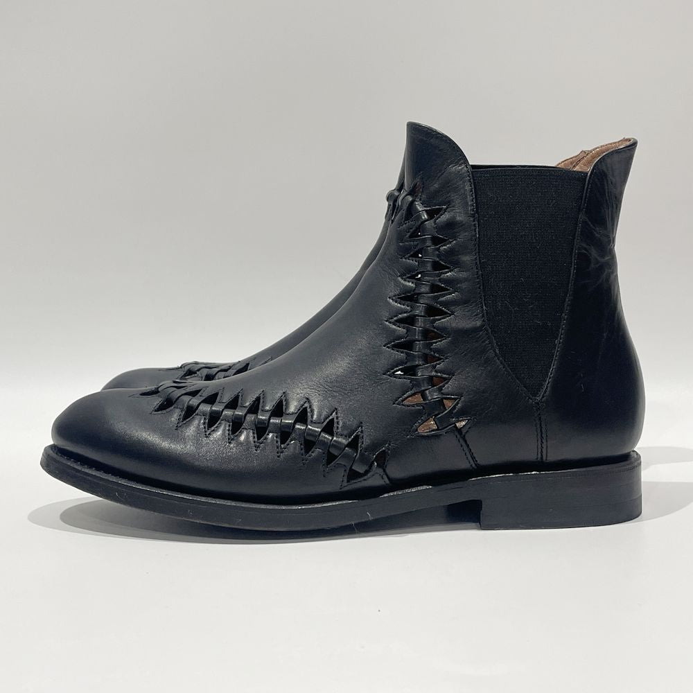 ALAIA アライア サイズ36.5（JP22.5cm程度）ショート カットアウト サイドゴア DERBY VEAU SPORTIF ブーツ カーフ/ レディース【中古AB】20240530