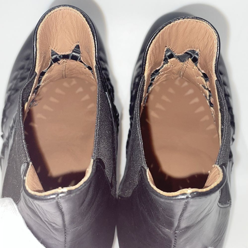 ALAIA アライア サイズ36.5（JP22.5cm程度）ショート カットアウト サイドゴア DERBY VEAU SPORTIF ブーツ カーフ/ レディース【中古AB】20240530