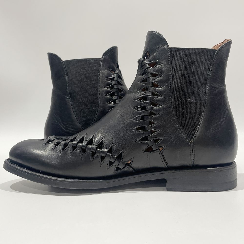 ALAIA アライア サイズ36.5（JP22.5cm程度）ショート カットアウト サイドゴア DERBY VEAU SPORTIF ブーツ カーフ/ レディース【中古AB】20240530