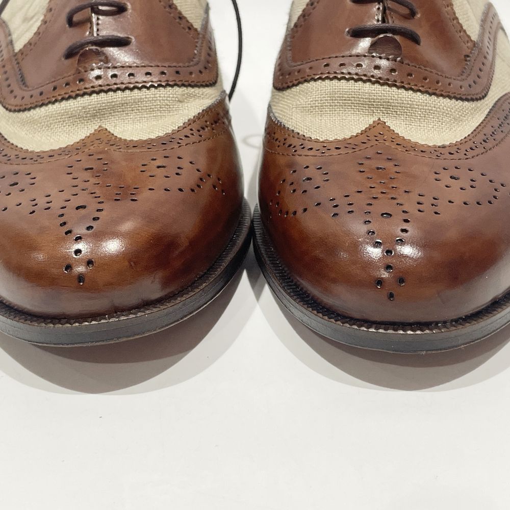 COLE HAAN(コールハーン) サイズ7.5（JP24.5cm）スペクテーター コンビ 未使用品 ドレスシューズ レザー/リネン メンズ【中古AB】