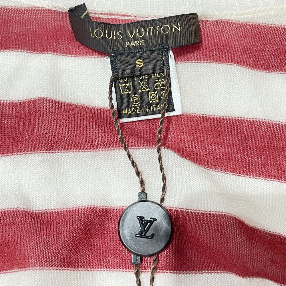 LOUIS VUITTON(ルイ・ヴィトン) サイズS カットソー ボーダー ノースリーブ カシミヤシルク マリン カットソー カシミヤ/シルク レディース【中古A】20240508