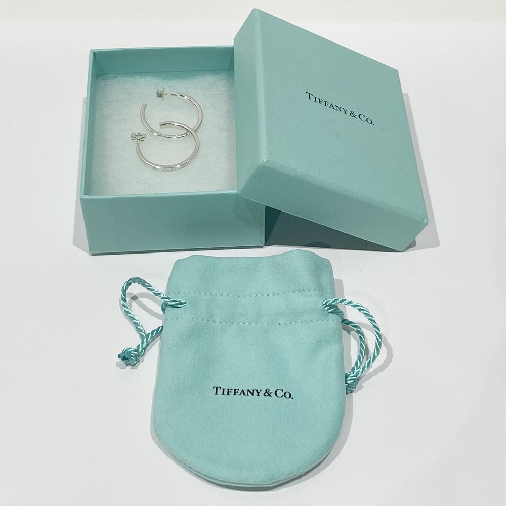 TIFFANY&Co.(ティファニー) 1837 ナロー フープ ピアス シルバー925 レディース【中古AB】20240510