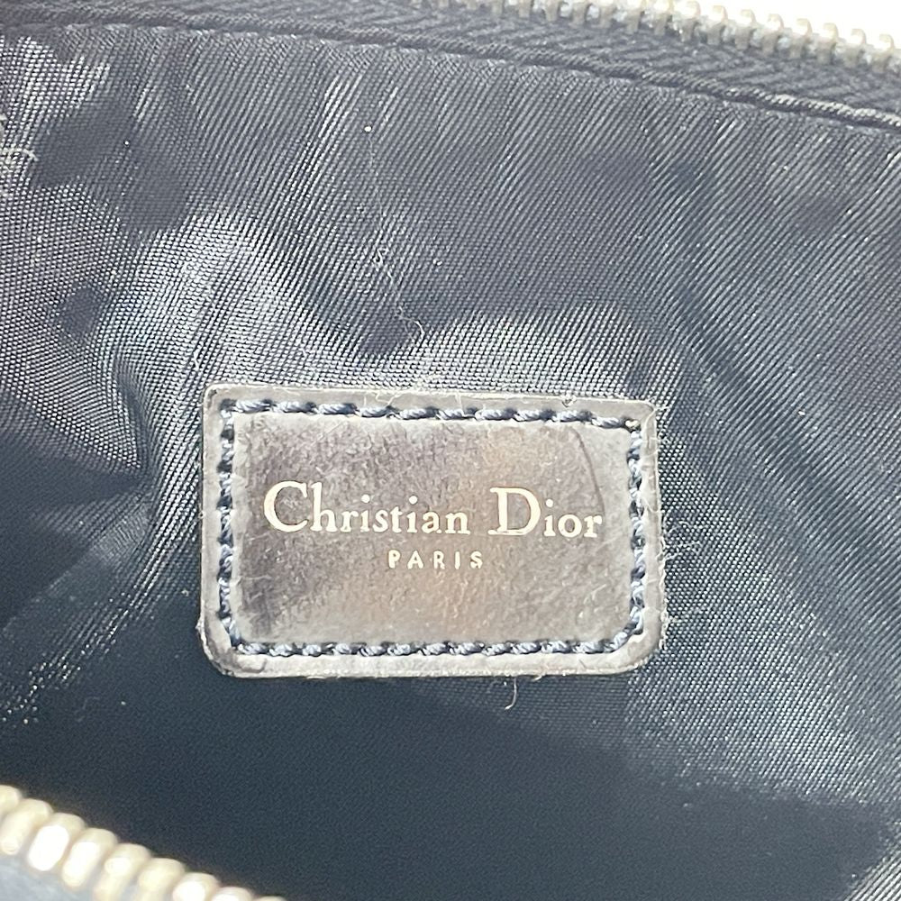 Christian Dior(クリスチャンディオール) 【レア】サドルポーチ 転写 プリント ショルダーバッグ キャンバス/レザー レディース【中古B】20240519