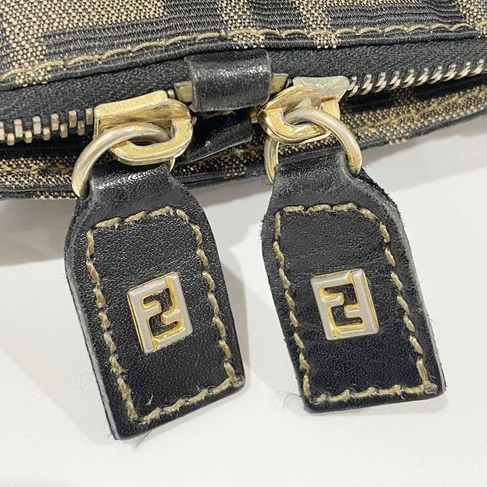 FENDI(フェンディ) ズッカ 2WAY ヴィンテージ ハンドバッグ キャンバス/レザー レディース【中古B】20240526