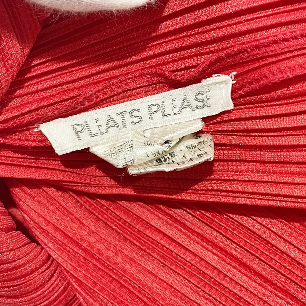 PLEATS PLEASE(プリーツプリーズ) イッセイミヤケ プリーツ加工 ハイネック サイドスリット ノースリーブ サイズ3 PP04-JK603 カットソー ポリエステル レディース【中古AB】20240514