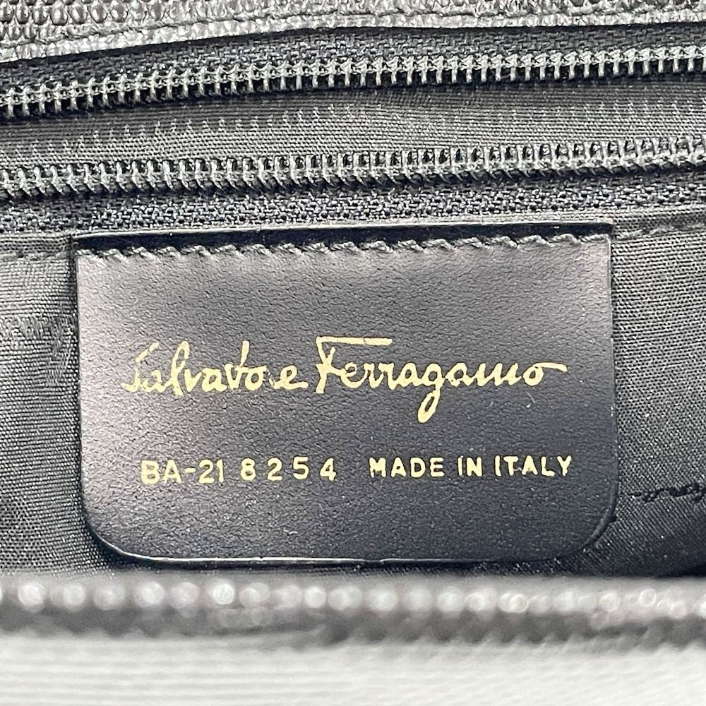 Salvatore Ferragamo(サルヴァトーレフェラガモ) ヴァラ 型押し 肩掛け BA21 8254 トートバッグ レザー レディース【中古AB】20240526