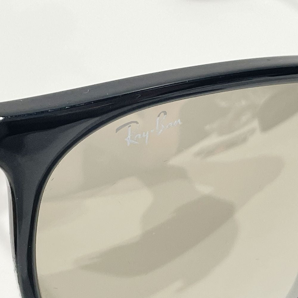 中古A/美品】Ray-Ban レイバン ERIKA 黒ぶち ミラーレンズ コンビ ...