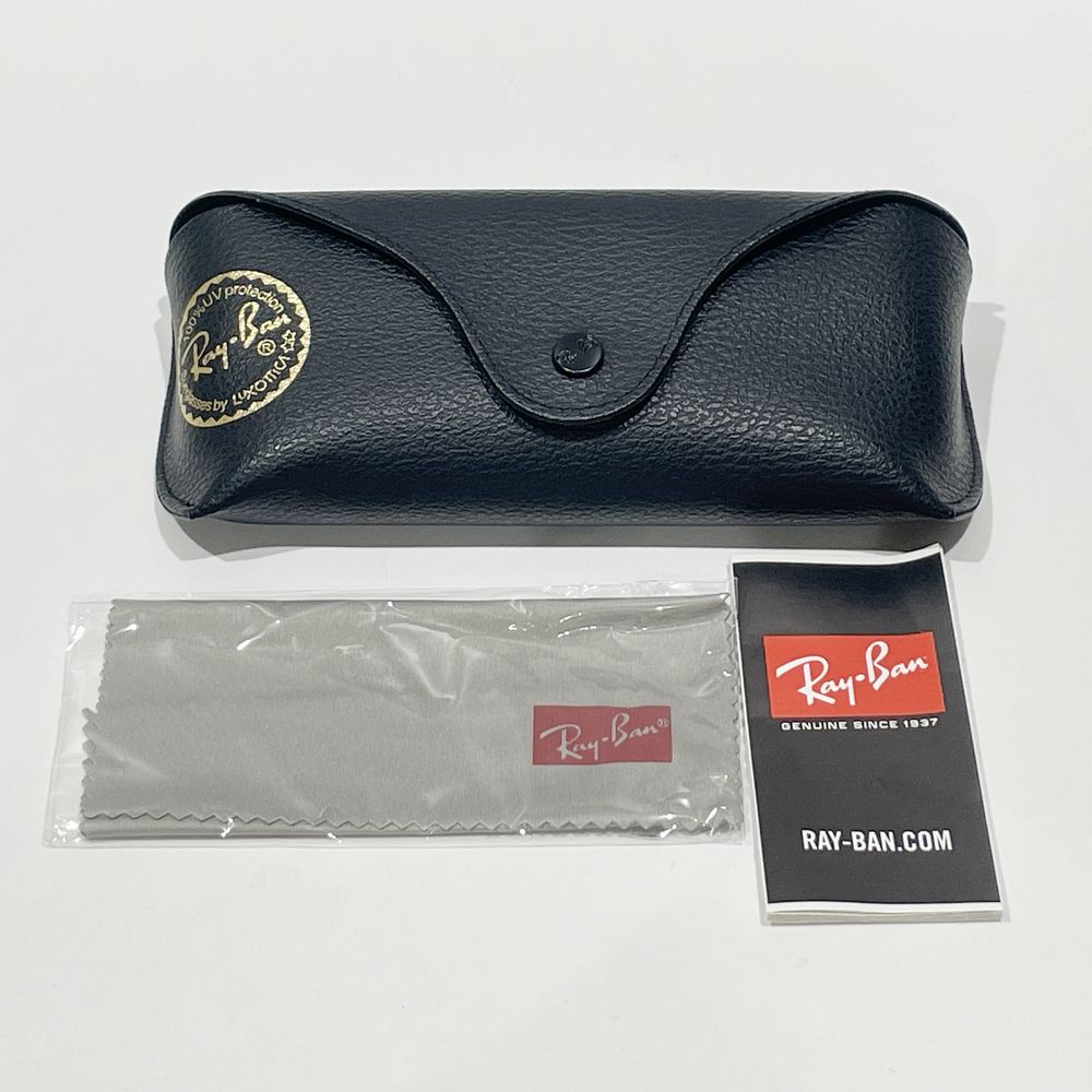 中古A/美品】Ray-Ban レイバン ERIKA 黒ぶち ミラーレンズ コンビ ボストン フルフィット メンズ サングラス RB4171-F  601/5A ブラック20468347