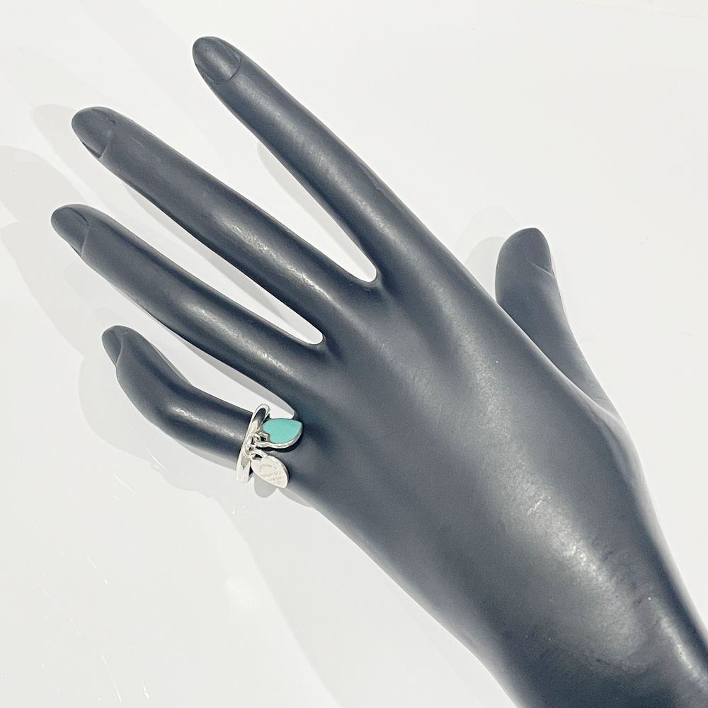 TIFFANY&Co.(ティファニー) 【レア】リターントゥティファニー ダブルハートタグ ミニ 9号 リング・指輪 シルバー925 レディース【中古B】20240326