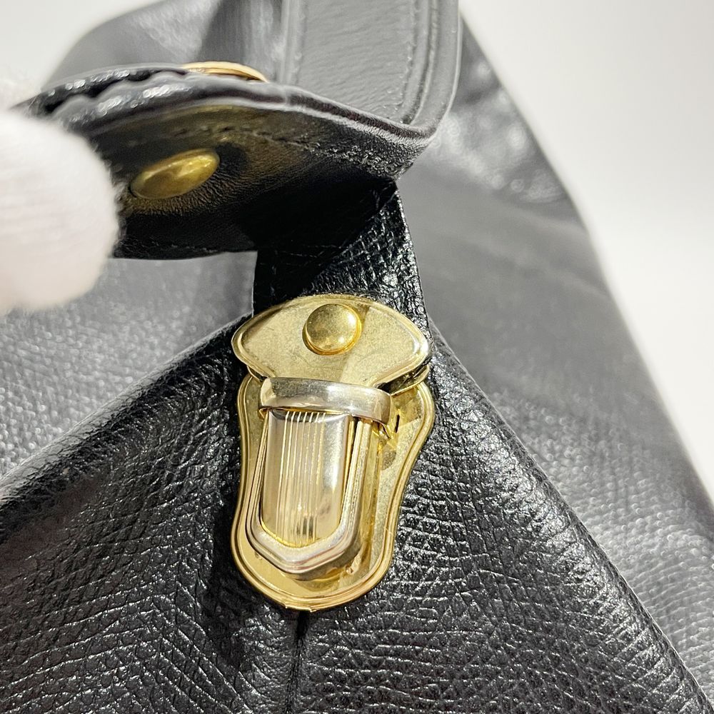 Gianni Versace(ジャンニ・ヴェルサーチ) サンバースト バニティ ヴィンテージ ハンドバッグ レザー レディース【中古B】20240519