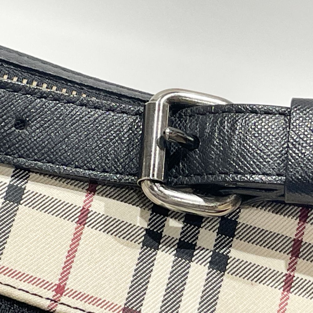 中古B/標準】BURBERRY バーバリー チェック ワンショルダー レディース ショルダーバッグ ベージュ×ブラック20469094