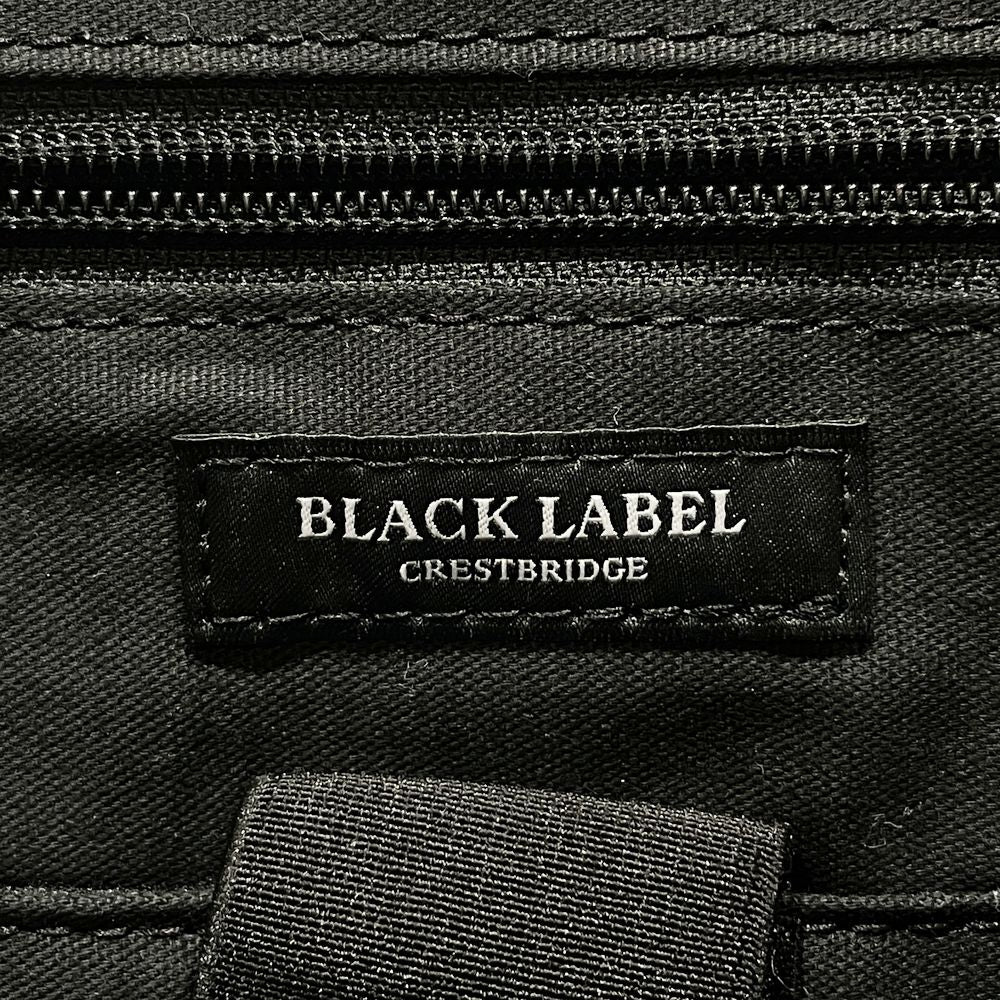 BLACK LABELCRESTBRIDGE(ブラックレーベル・クレストブリッジ) サイドチェック 斜め掛け ショルダーバッグ ナイロン/レザー メンズ【中古AB】20240518