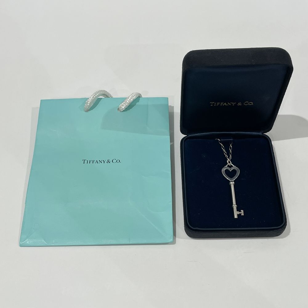 TIFFANY&Co.(ティファニー) センチメンタルハート キー ラージ オーバルチェーン ネックレス シルバー925 レディース【中古B】20240529