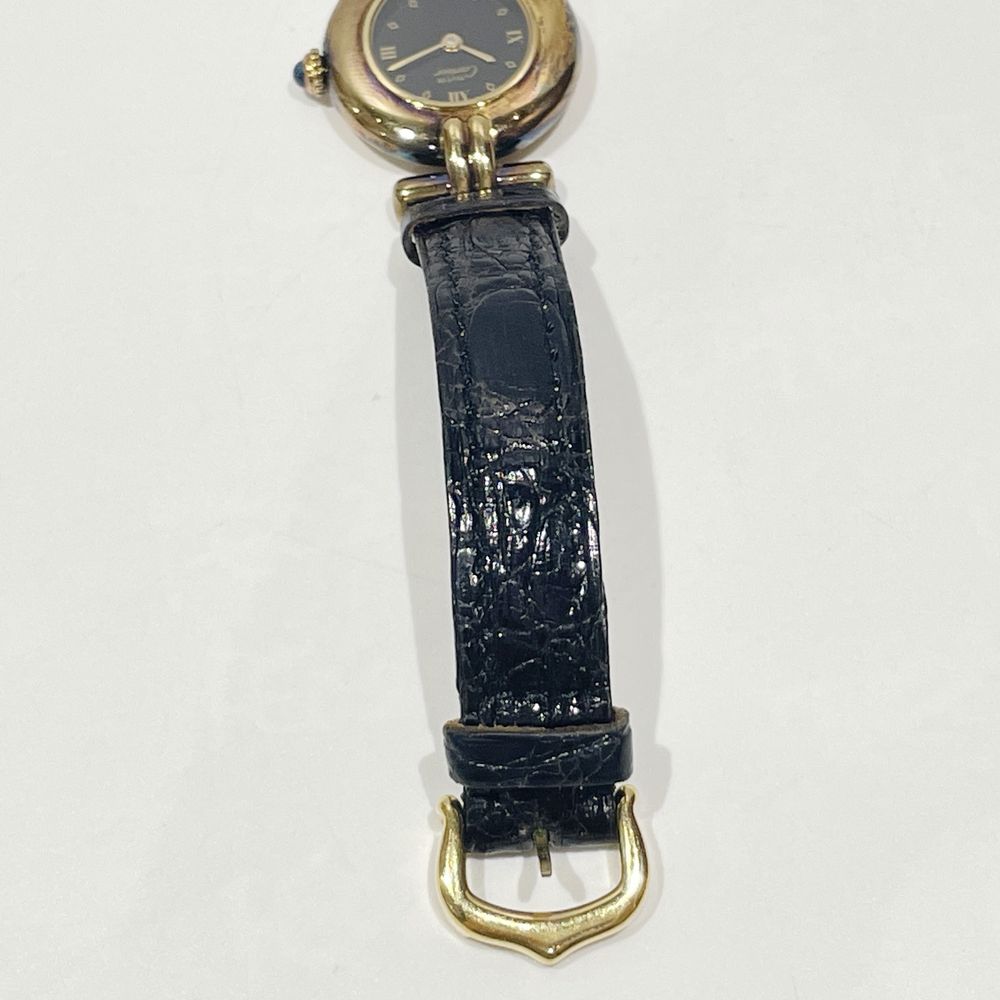 中古B/標準】CARTIER カルティエ マスト コリゼ ヴェルメイユ クオーツ レディース 腕時計 59000220469150