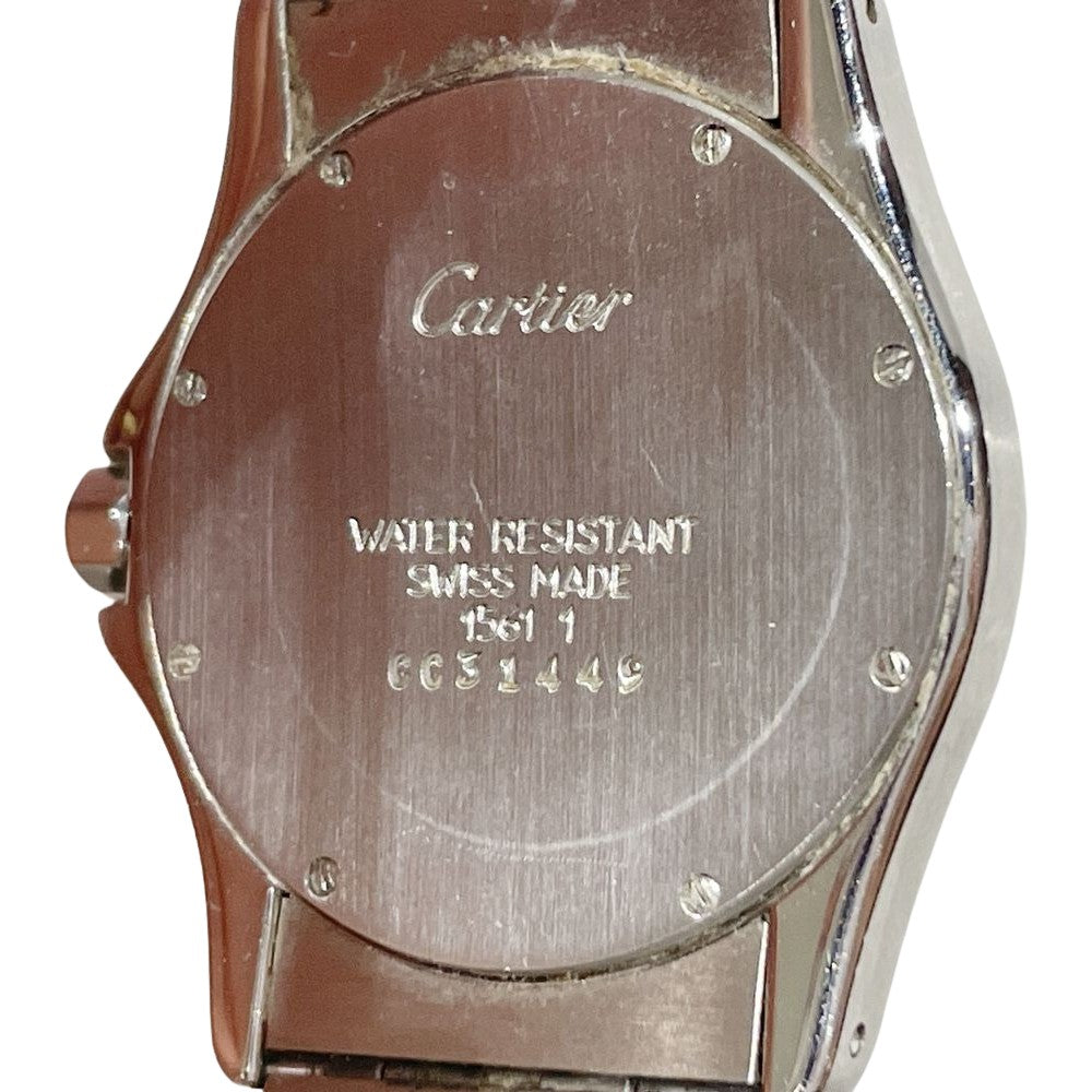 CARTIER(カルティエ) サントスクーガー MM W20027K1 腕時計 ステンレススチール 【中古B】20240527