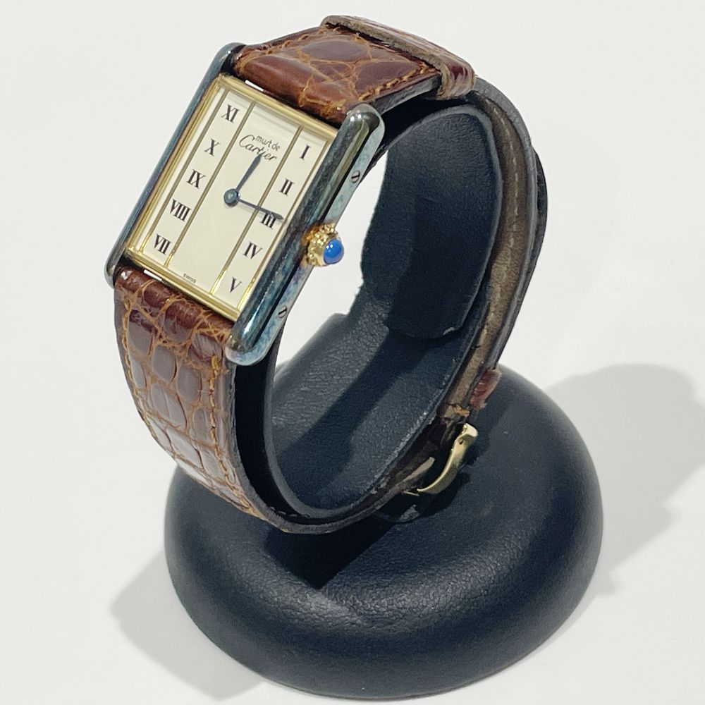 中古B/標準】CARTIER カルティエ マスト タンク ヴェルメイユLM クオーツ レディース 腕時計 59000320469161