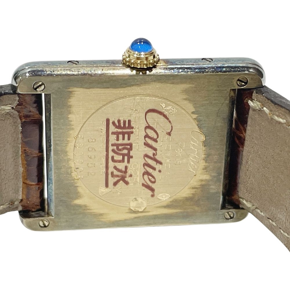 中古B/標準】CARTIER カルティエ マスト タンク ヴェルメイユLM クオーツ レディース 腕時計 59000320469161