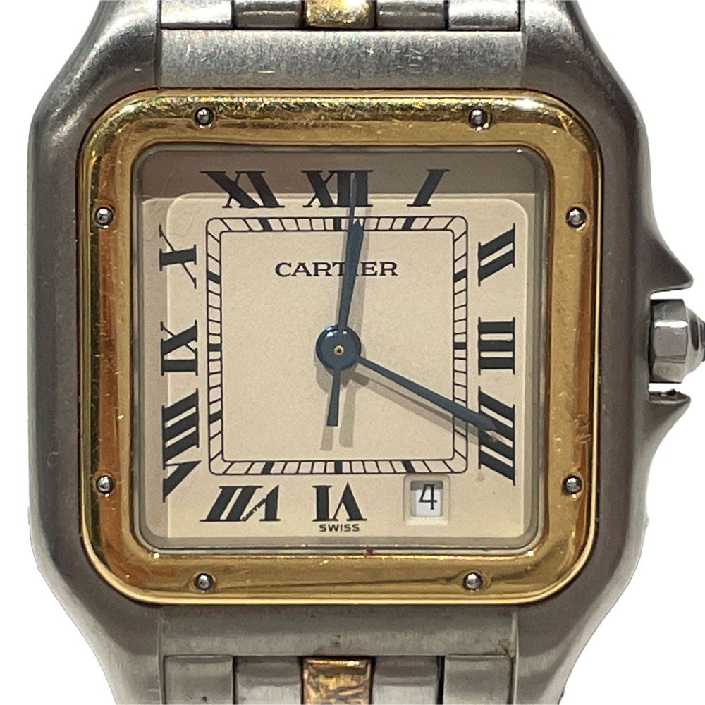 CARTIER(カルティエ) パンテールMM 1ロウ 腕時計 ステンレススチール/K18イエローゴールド レディース【中古】
