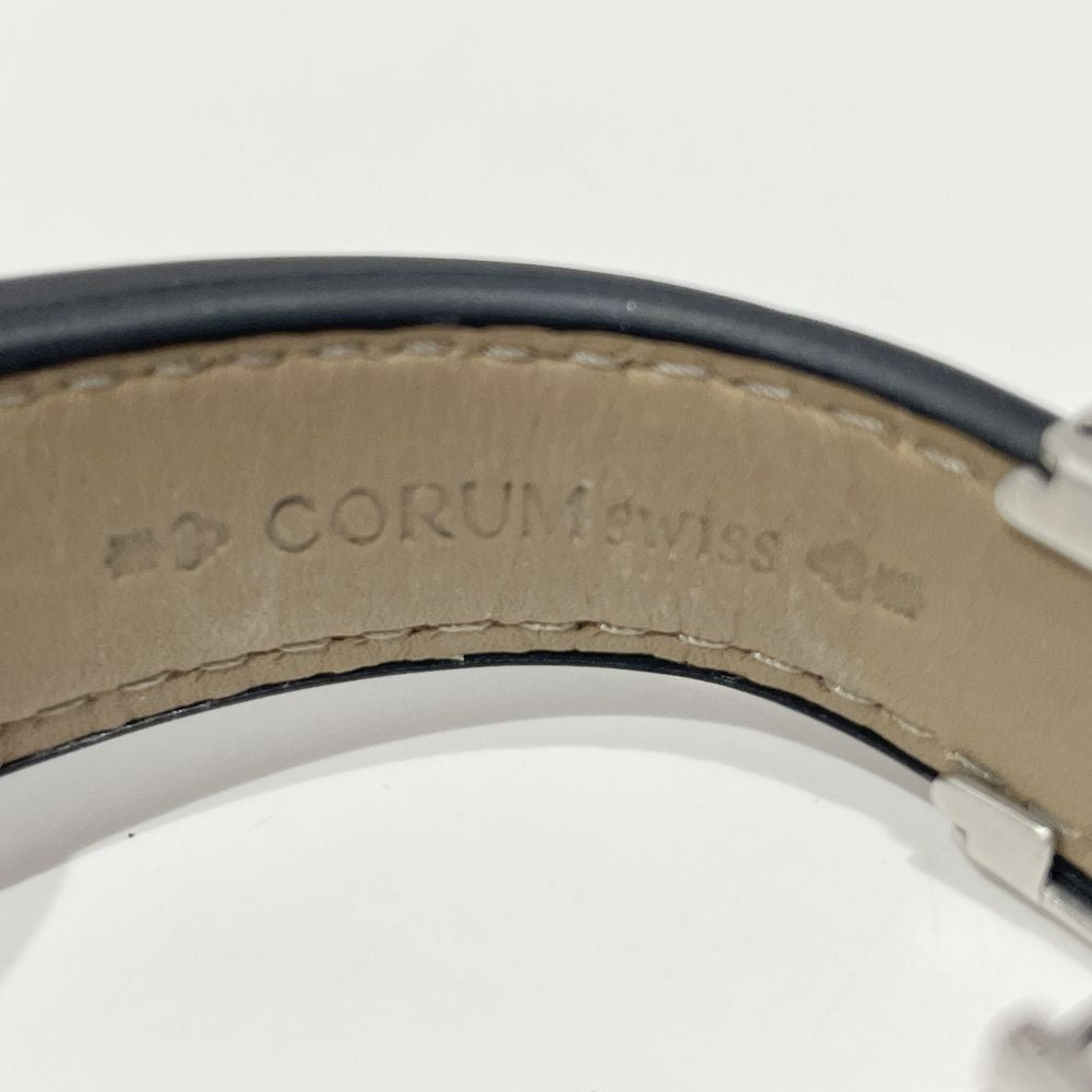 CORUM(コルム) バブル ダイヤベゼル 39.151.47 腕時計 ステンレススチール/レザー レディース【中古】