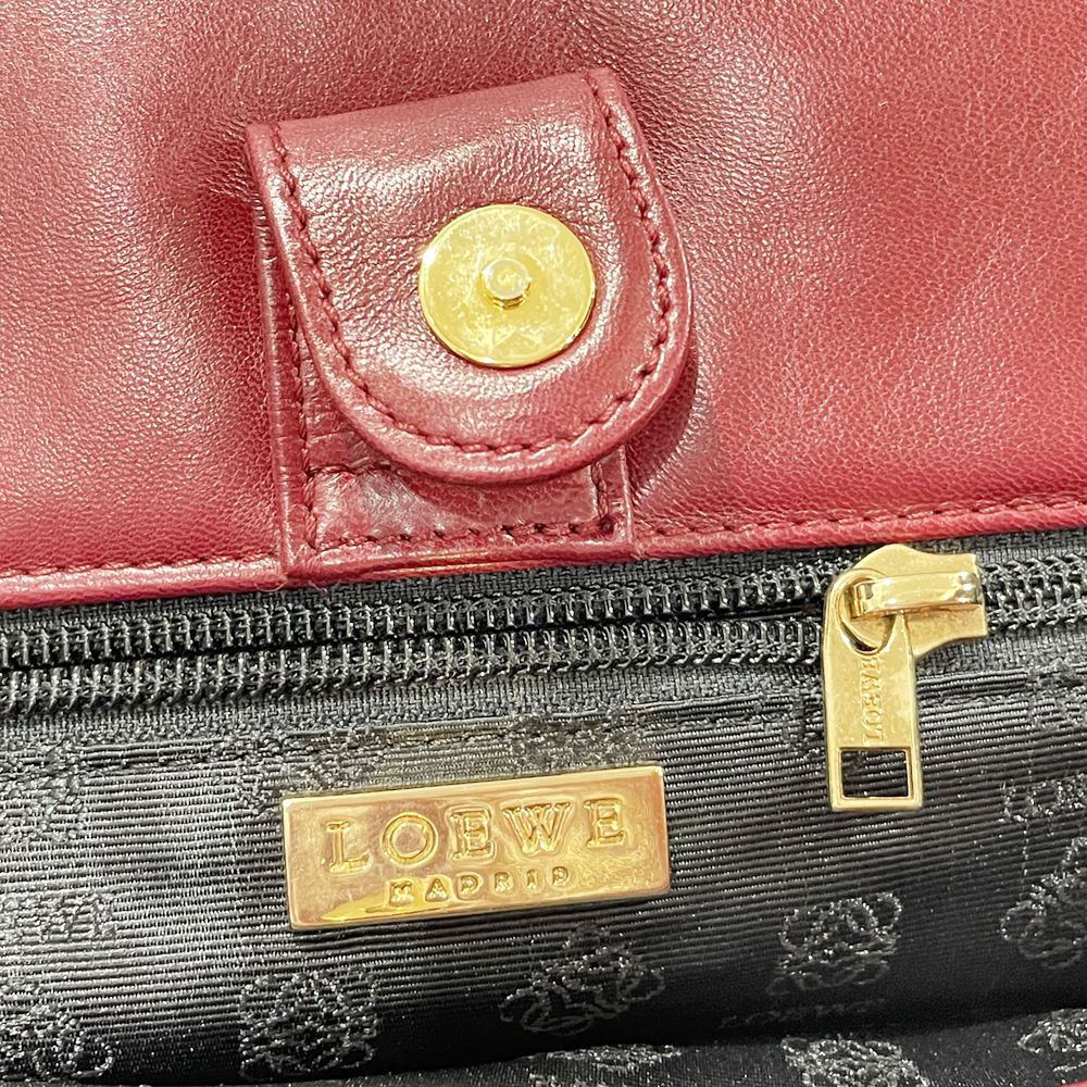 LOEWE(ロエベ) アナグラム ナッパ ヴィンテージ ハンドバッグ レザー レディース【中古AB】20240518