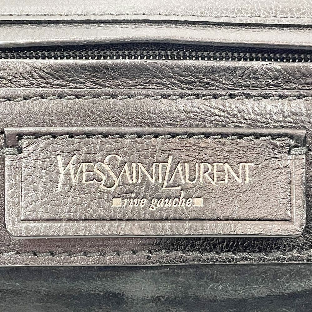 Yves Saint Laurent rive gauche(イヴサンローランリヴゴーシュ) スタッズ ワンショルダー ヴィンテージ 104928 ショルダーバッグ レザー ユニセックス【中古B】20240526