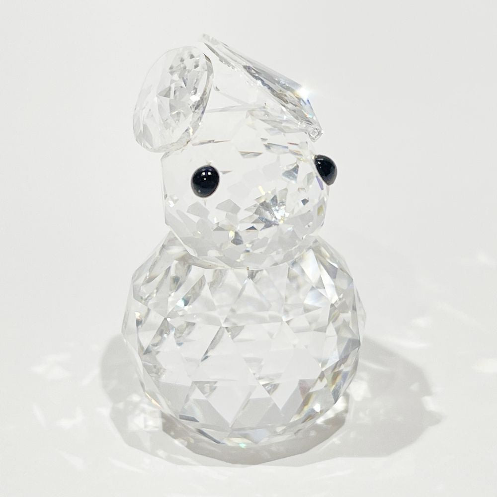 中古AB/使用感小】SWAROVSKI スワロフスキー 4体セット フィギュリン 置物 ウサギ1体 ひよこ3体 クリスタル 可愛すぎる ユニセックス  フィギュア クリア20470771