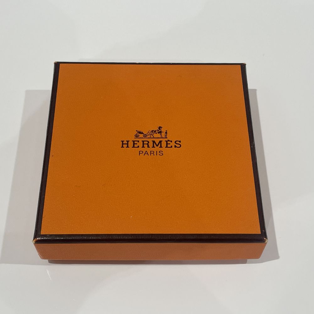 中古AB/使用感小】HERMES エルメス ヴィヴィリデ ファンタジー ハート カデナ レディース チョーカー ブラック×シルバー20470828