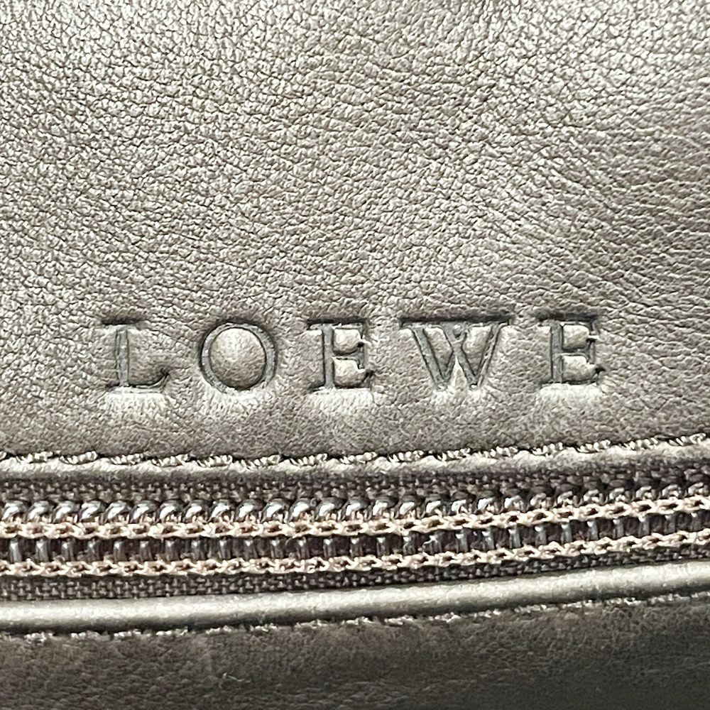 LOEWE(ロエベ) アマソナ アナグラム ヴィンテージ ハンドバッグ スエード/レザー レディース【中古B】20240526