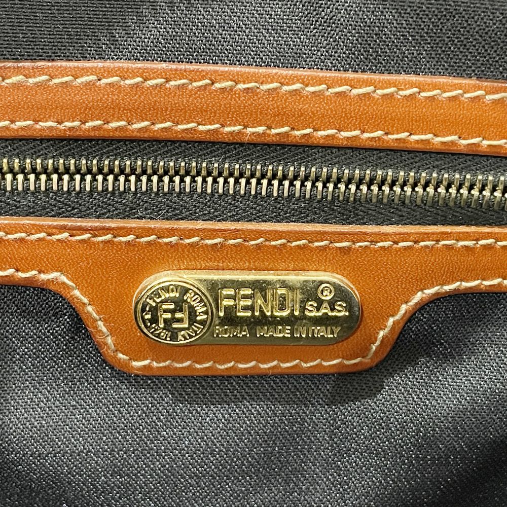 FENDI(フェンディ) ペカン 斜め掛け ヴィンテージ ショルダーバッグ PVC/レザー レディース【中古AB】20240526