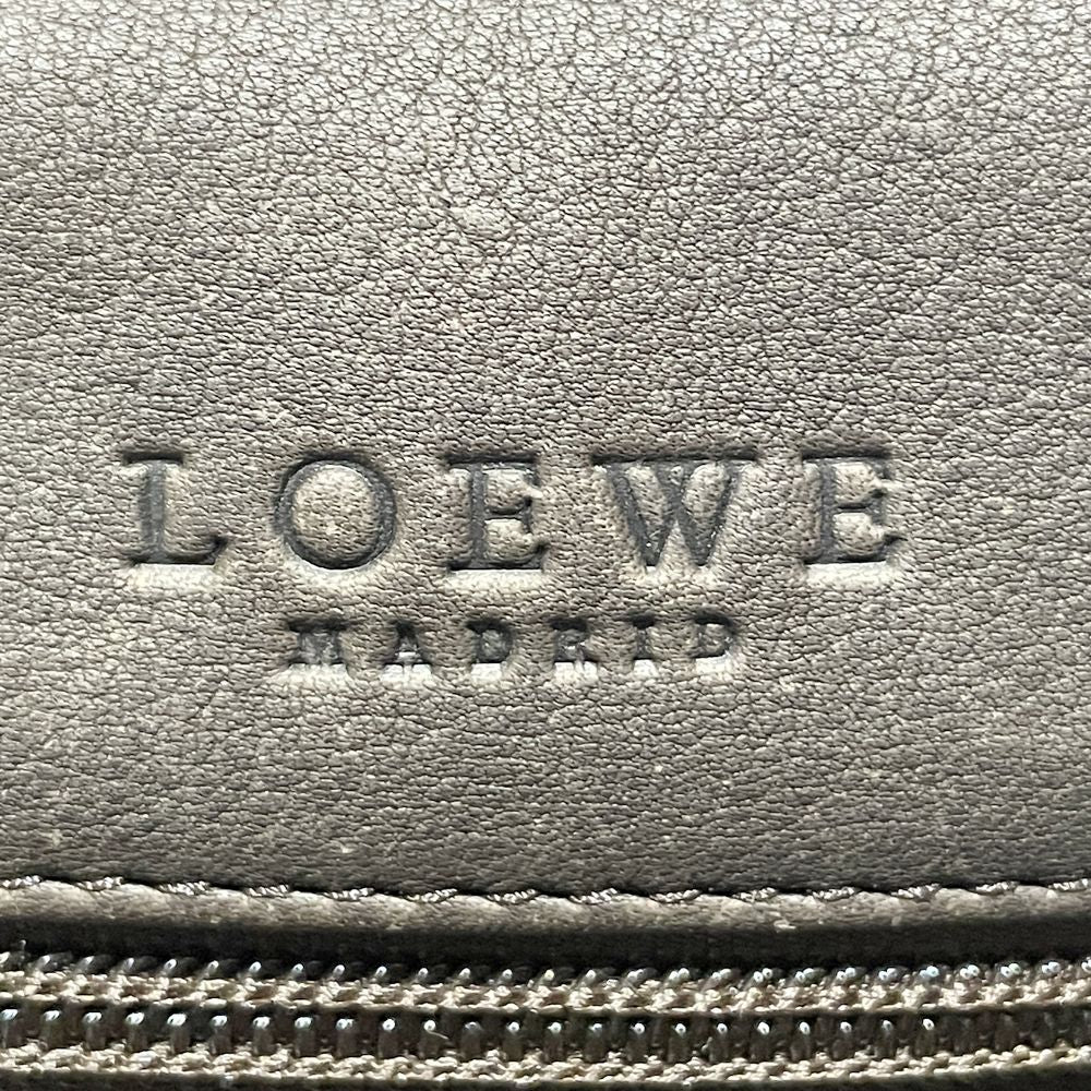 LOEWE(ロエベ) アマソナ アナグラム ヴィンテージ ハンドバッグ スエード/レザー レディース【中古AB】20240526