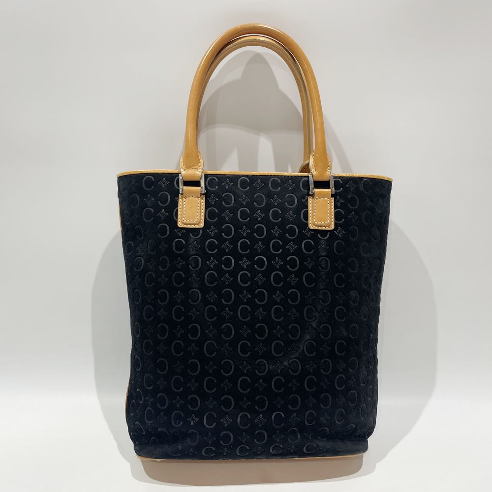 中古B/標準】CELINE セリーヌ Cマカダム ヴィンテージ レディース トートバッグ ブラック20470869