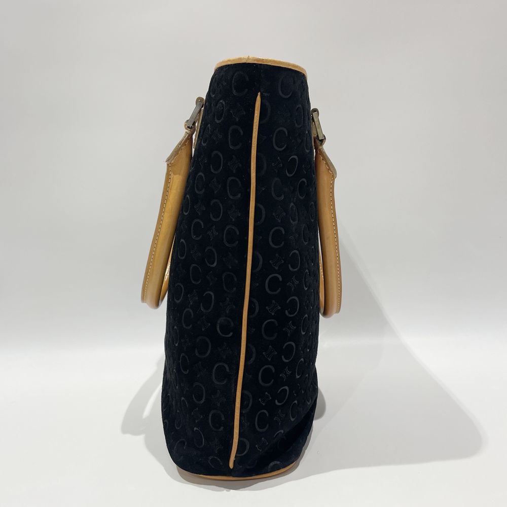 CELINE(セリーヌ) Cマカダム ヴィンテージ トートバッグ スエード/レザー レディース【中古B】20240608