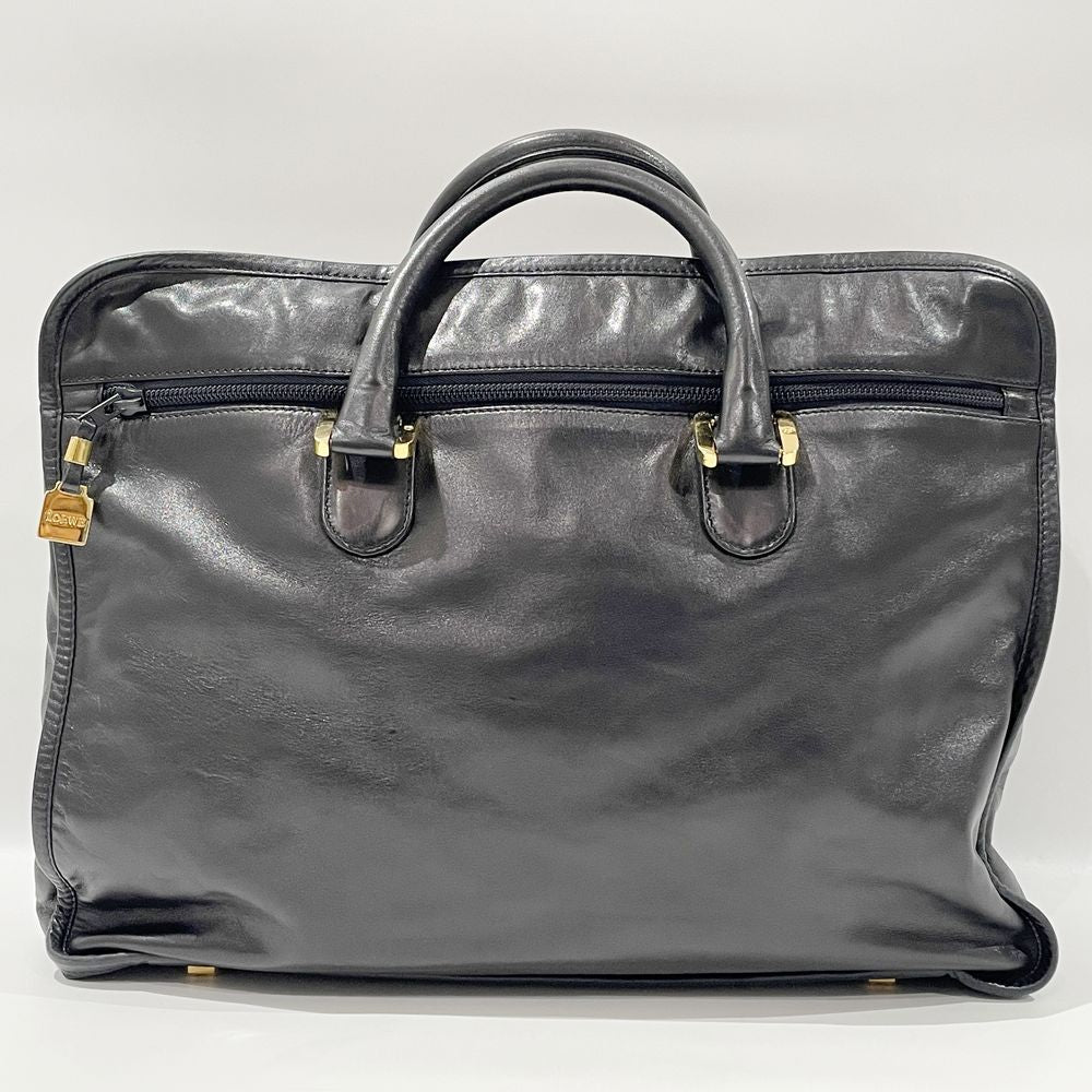 LOEWE(ロエベ) アマソナ アナグラム ヴィンテージ ボストンバッグ レザー レディース【中古B】20240526