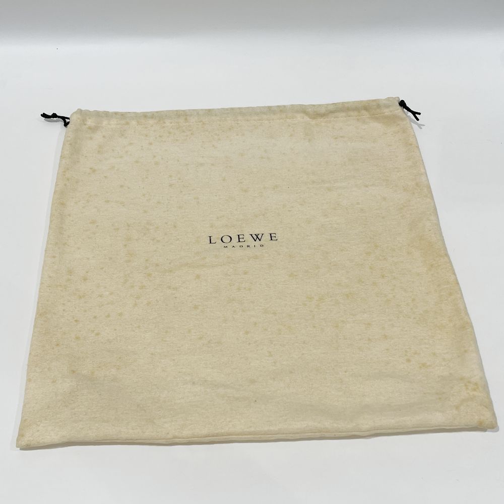 LOEWE(ロエベ) アナグラム くり手デザイン スクエア型 ヴィンテージ ハンドバッグ レザー レディース【中古B】20240526