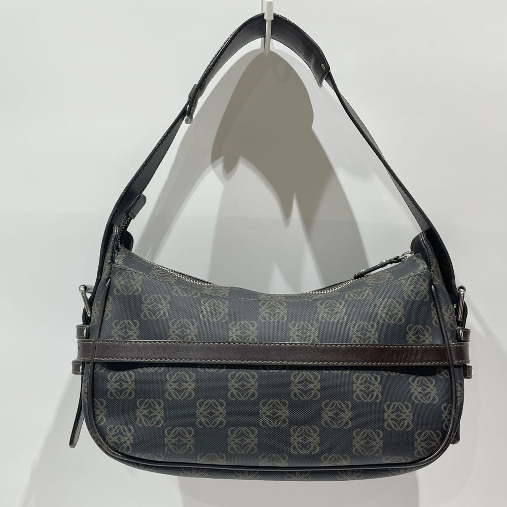 中古B/標準】LOEWE ロエベ アナグラム ポーチ付き 肩掛け レディース ショルダーバッグ 304.80.015 ブラウン20470877