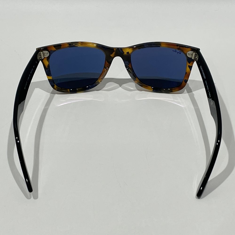 Ray-Ban(レイバン) ウェイファーラー ウェリントン 定番人気 RB2140-F 1158/R5 サングラス プラスチック/ ユニセックス【中古AB】20240620