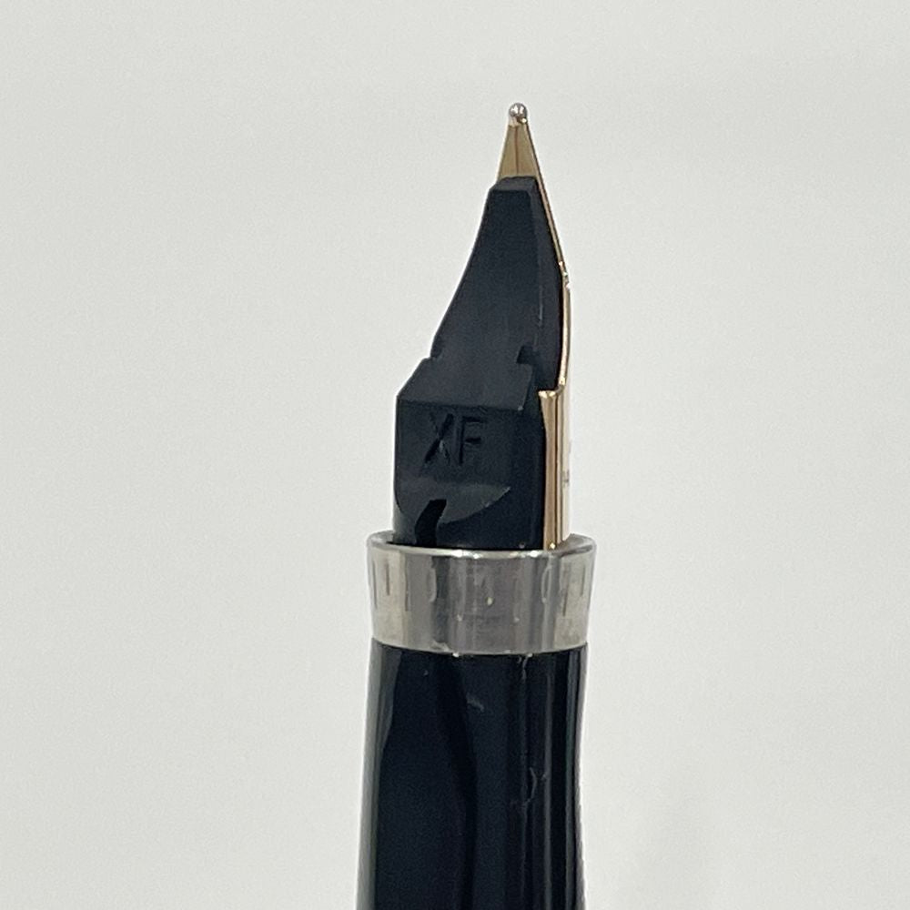 PARKER(パーカー) シズレ #75 スターリングシルバー USA製 フラットトップ XF極細字 万年筆 シルバー925/メタル ユニセックス【中古A】20240620