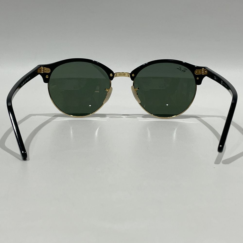 中古A/美品】Ray-Ban レイバン コンビ フレーム ラウンド メンズ サングラス CLUBROUND RB4246 ブラック20470928