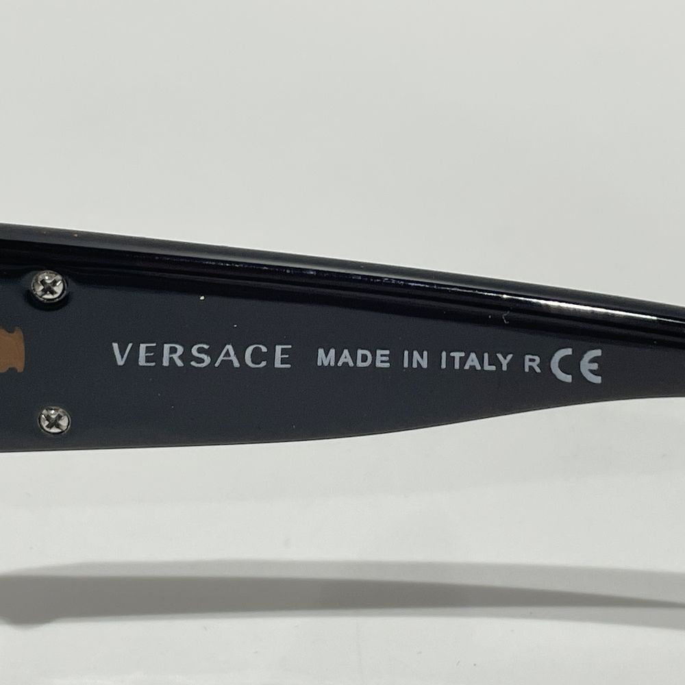 VERSACE(ヴェルサーチ) メドゥーサ シールド カーブレンズ マスク MOD2101 サングラス プラスチック ユニセックス【中古A】