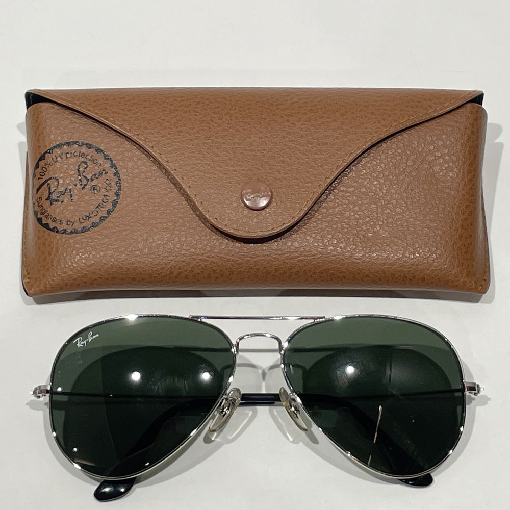 Ray-Ban(レイバン) アビエーター ラージメタル ティアドロップ アイウェア RB3025 サングラス メタル/ ユニセックス【中古A】20240601