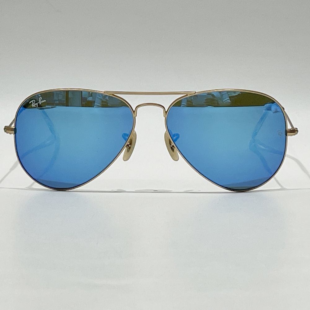 Ray-Ban(レイバン) アビエーター ラージメタル ティアドロップ アイウェア RB3025 サングラス メタル/ ユニセックス【中古A】20240528