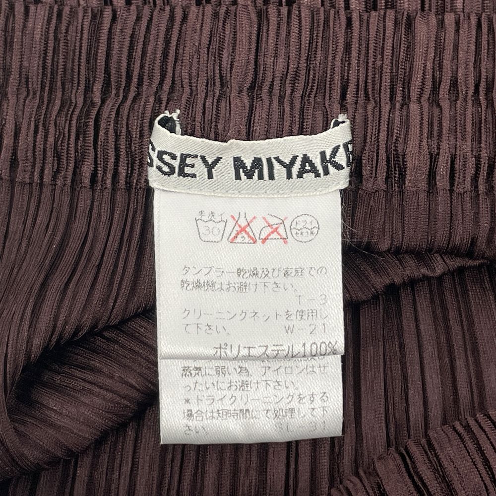 ISSEY MIYAKE(イッセイミヤケ) プリーツ加工 タイト IM82-JG601 ロングスカート ポリエステル レディース【中古AB】20240602