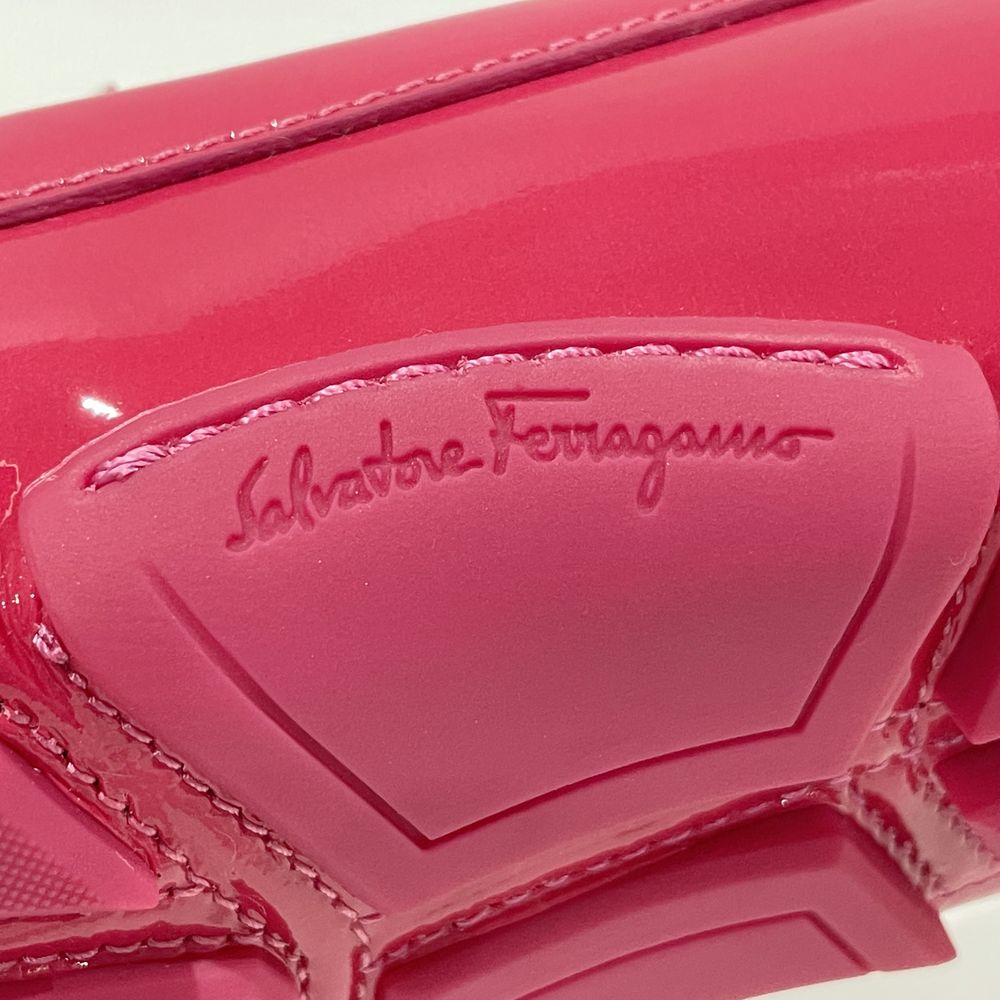 Salvatore Ferragamo(サルヴァトーレフェラガモ) ドライビングシューズ サイズ5.5M（JP23.5cm） PARIGI スニーカー パテントレザー レディース【中古A】