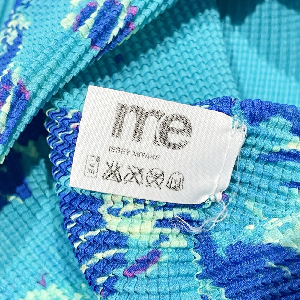 me ISSEY MIYAKE(ミー イッセイミヤケ) ワッフル サーフ柄 半袖 サイズ- MI51FK495 カットソー ポリエステル レディース【中古B】20240519