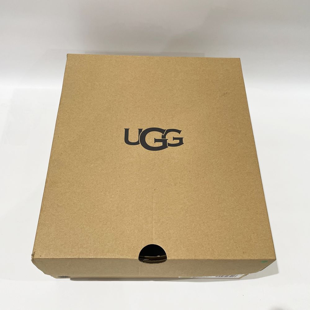 中古AB/使用感小】UGG アグ サイズ38（JP24.0cm）スライド ムートンファー 厚底 レディース サンダル 1120876  ネオングリーン20470989