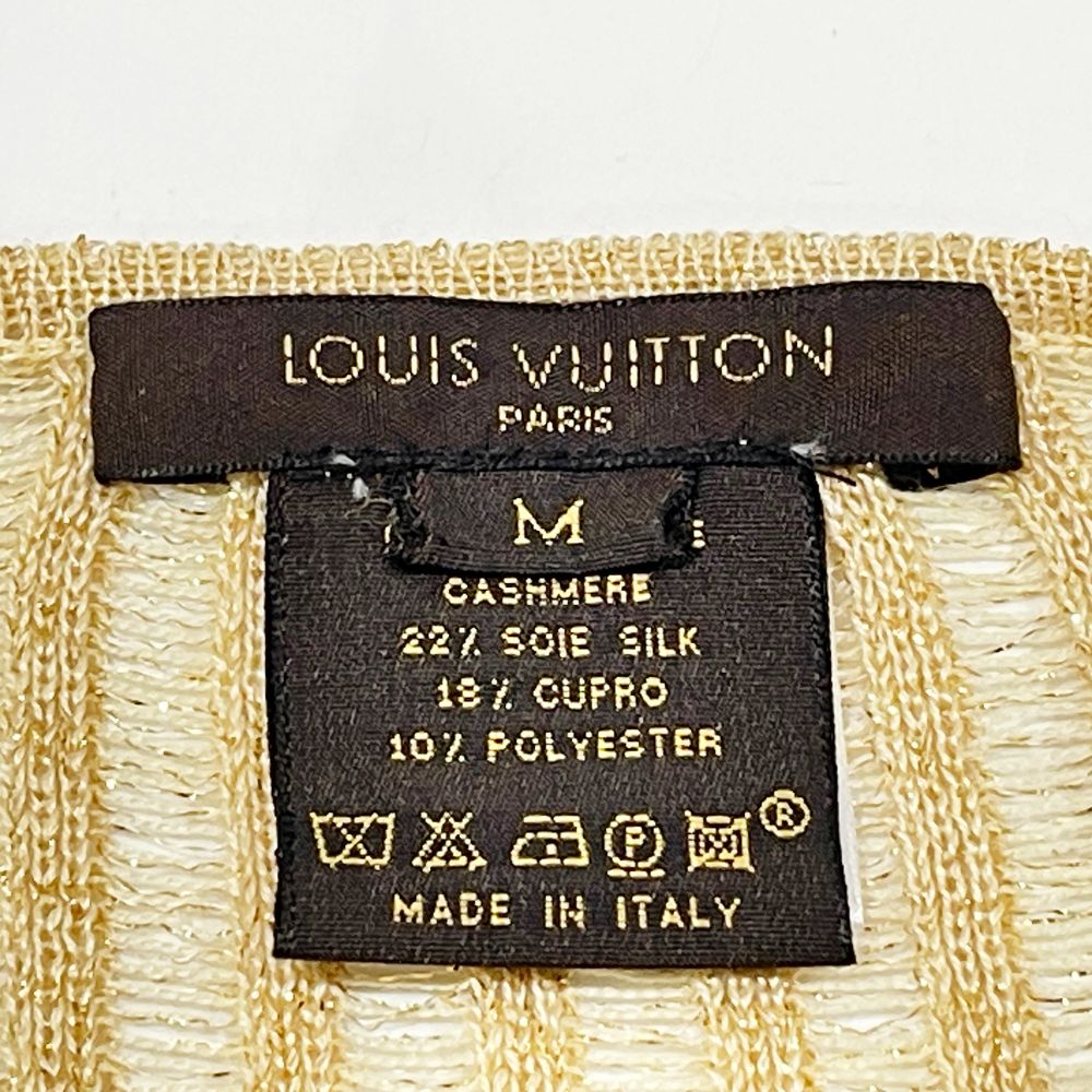 LOUIS VUITTON(ルイ・ヴィトン) サイズM トップス ラメ ノースリーブ フレンチ カットソー カシミヤ/シルク レディース【中古AB】20240712