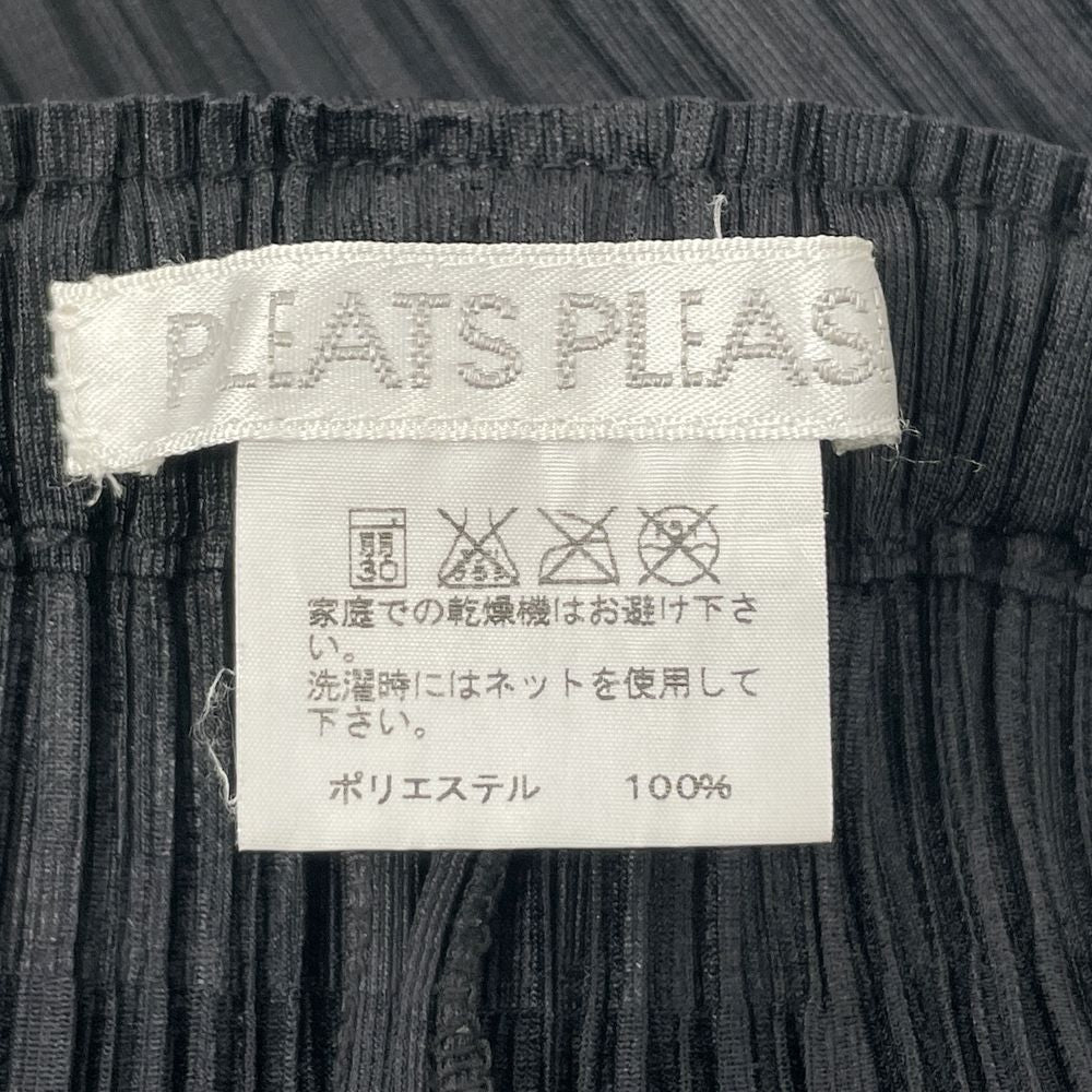 PLEATS PLEASE(プリーツプリーズ) イッセイミヤケ プリーツ加工 七分袖 カットソー＆ロングパンツ セットサイズ3/4 セットアップ ポリエステル レディース【中古B】20240602