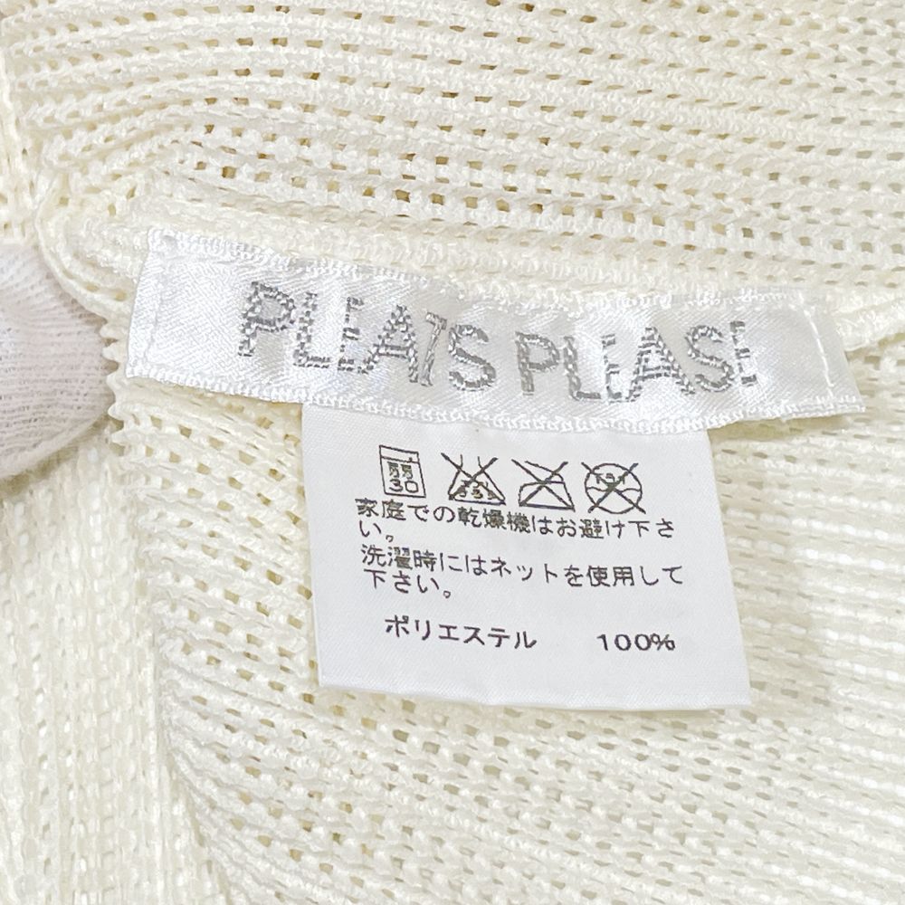 PLEATS PLEASE(プリーツプリーズ) イッセイミヤケ プリーツ加工 メッシュ 生成 サイズ3 PP03-FK771 カットソー ポリエステル レディース【中古AB】20240528