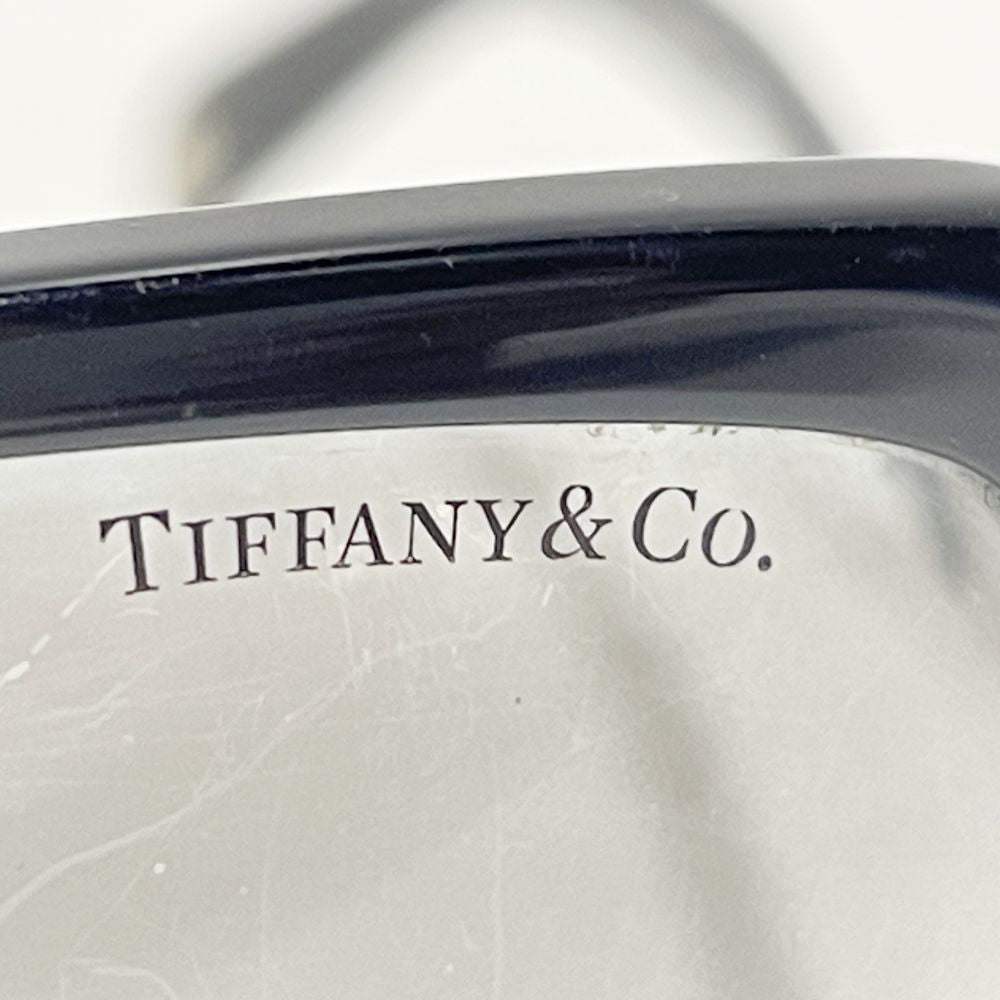 TIFFANY&Co.(ティファニー) ヴィンテージ オーバルキー ラインストーン スクエア TF4063 サングラス アセテート/ レディース【中古B】20240701