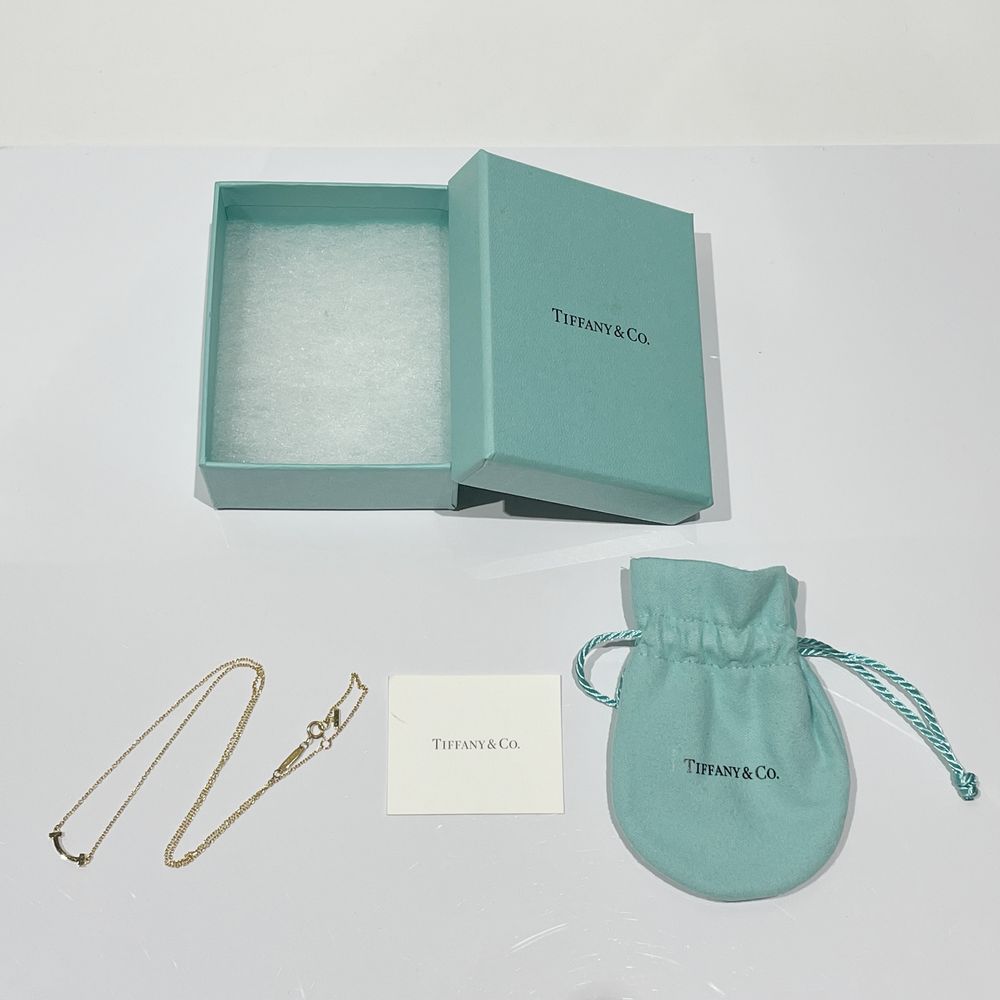 TIFFANY&Co.(ティファニー) Tスマイル ミニ ネックレス K18イエローゴールド レディース【中古A】20240605